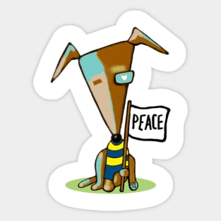 Peace for Ukraine Sticker